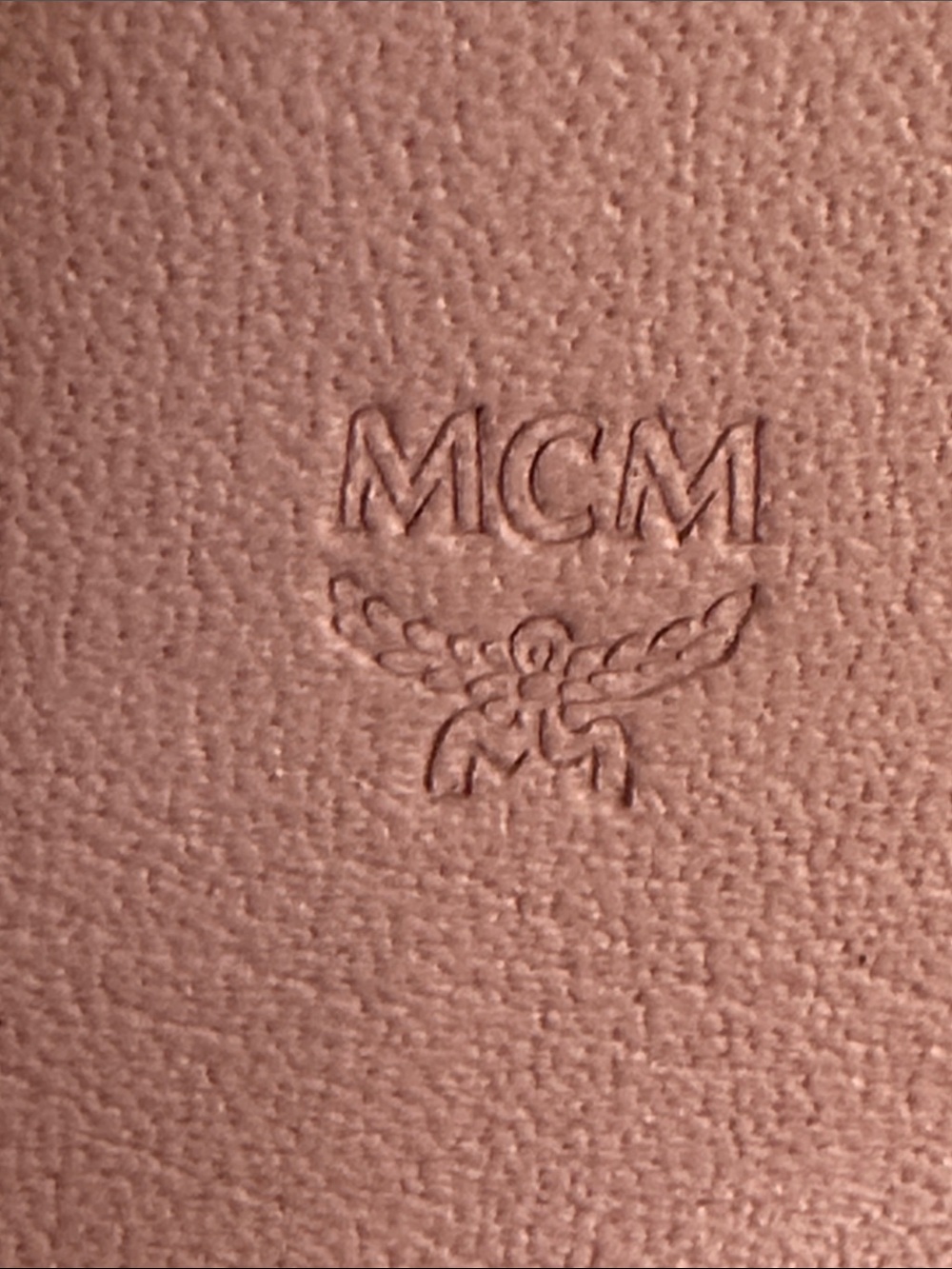 MCM Pink Logo Crossbody Bag with Gold Hardware authentic 100% - Picture 7 of 12